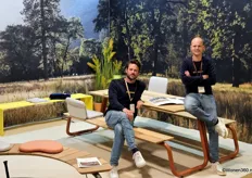 On behalf of the Belgian outdoor furniture manufacturer Wünder, Frederik Vanpevenaeyge and Arthur Nevejan were present.